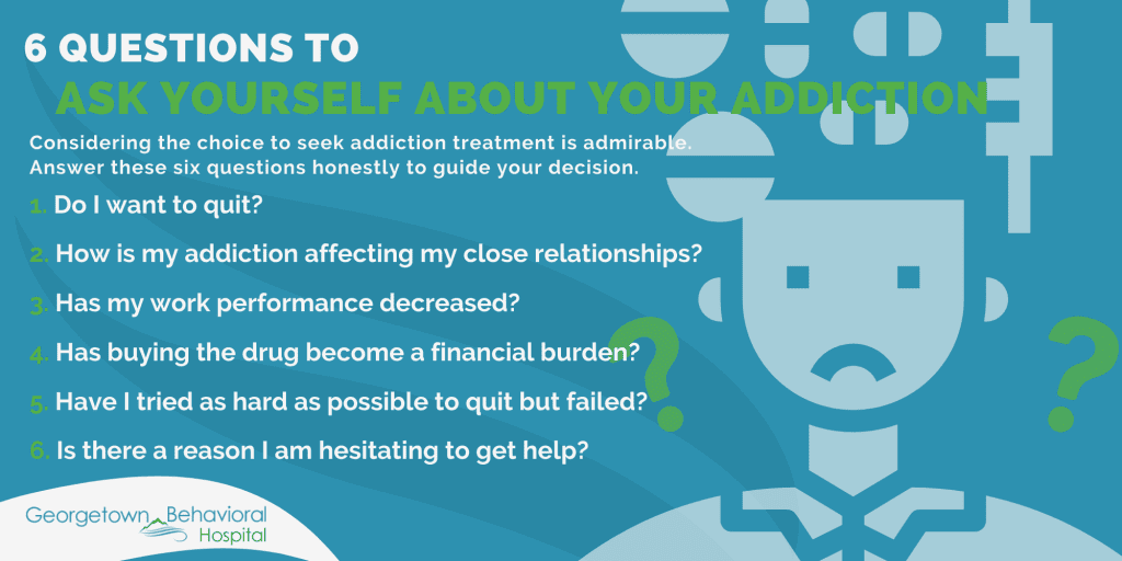 6 Questions to Ask Yourself About Your Addiction Infographic